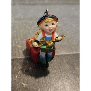 Palmer 2002 curious the elf ornament Xmas Decor gifts
